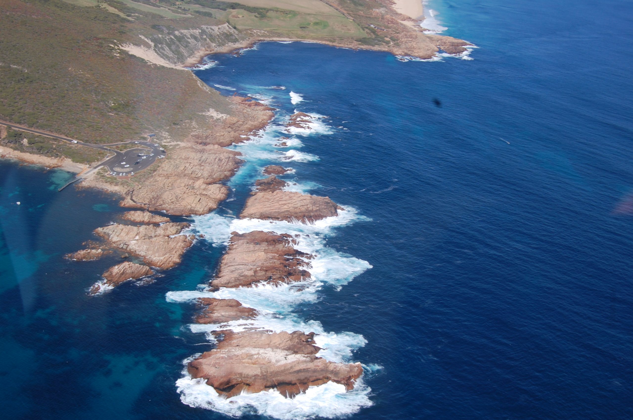 Canal Rocks From The Air